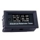 100V/20A 7in1 OLED Multifunction Tester Voltage Current Time Temperature Capacity Voltmeter Ammeter Electrical Parameter Meter