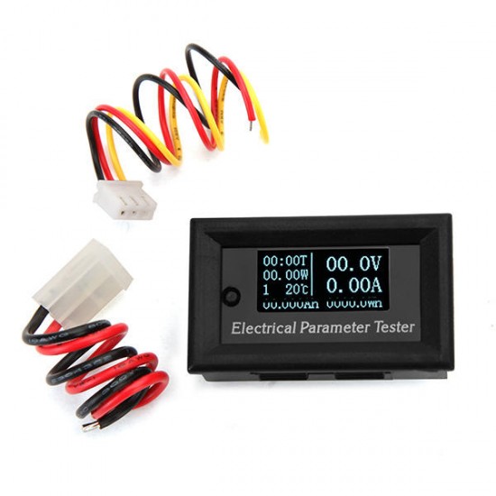 7 In 1 100V 10A White OLED Digital Electrical Parameter Tester Ammeter 7 In 1 100V 10A White OLED Digital Electrical Parameter Tester Ammeter