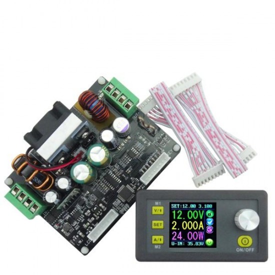 DPH3205 160W Buck Boost Converter Constant Voltage Current Programmable Digital Control Power Supply Module Color LCD Voltmeter DPH3205 160W Buck Boost Converter Constant Voltage Current Programmable Digital Control Power Supply Module Color LCD Voltmeter