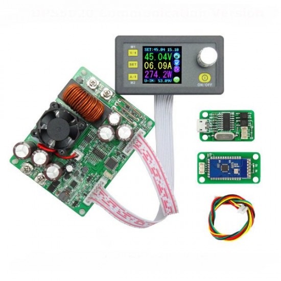 DPS5020 Constant Voltage Current Step Down Communication Digital Power Supply Buck Voltage Converter LCD Voltmeter 50V 20A DPS5020 Constant Voltage Current Step Down Communication Digital Power Supply Buck Voltage Converter LCD Voltmeter 50V 20A