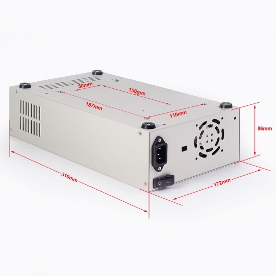 RD6012 RD6012W RD6018 Digital Power Supply Case S12A/S800 Only Metal Housing Shell For Voltage Converter RD6012 RD6012W RD6018 Digital Power Supply Case S12A/S800 Only Metal Housing Shell For Voltage Converter