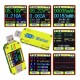 UM34/UM34C For APP USB 3.0 Type-C DC Voltmeter Ammeter Voltage Current Meter Battery Charge Measure Cable Resistance Tester UM34/UM34C For APP USB 3.0 Type-C DC Voltmeter Ammeter Voltage Current Meter Battery Charge Measure Cable Resistance Tester