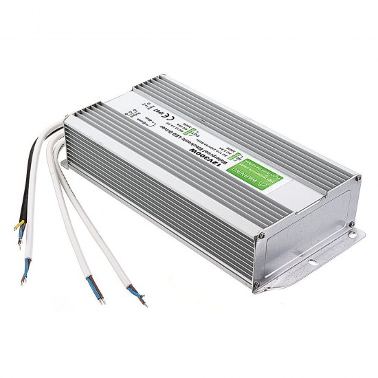 Waterproof Switching Power Supply AC110V-240V to DC12V 300W 255*120*50mm