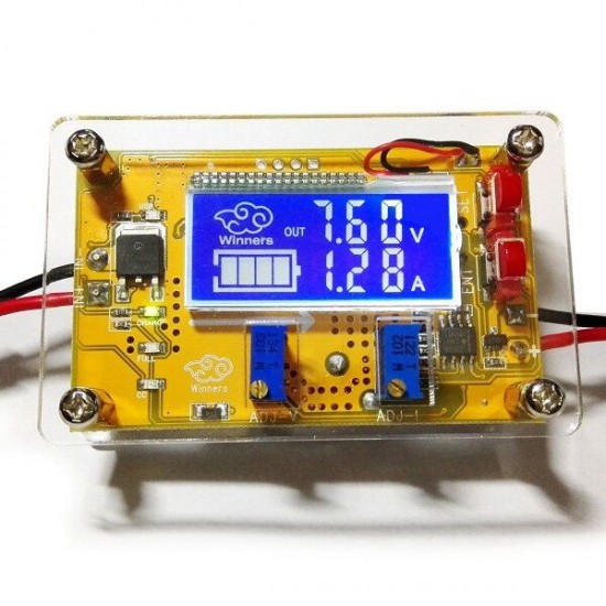 5A DC-DC Adjustable Step Down Power Supply Module Constant Voltage Current Dual LCD Display Screen 5A DC-DC Adjustable Step Down Power Supply Module Constant Voltage Current Dual LCD Display Screen