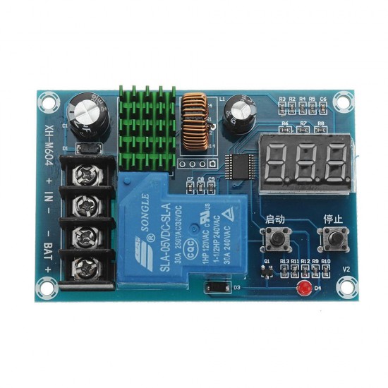 XH-M604 DC 6V To 60V 30A Storage Battery And Lithium Battery Charge Control Module Protect Switch XH-M604 DC 6V To 60V 30A Storage Battery And Lithium Battery Charge Control Module Protect Switch