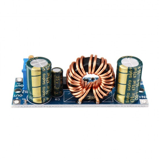 XY-SJV-4 CV Adjustable 3A 30W DC 5.5 -30V to DC 0.5 -30V Step Down Buck Converter Power Supply Module Voltage Regulator