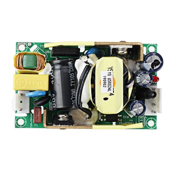 YS-U50SL AC to DC 12V 4.5A or 24V 3A Switching Power Supply Module AC to DC Converter 54W Regulated Power Supply