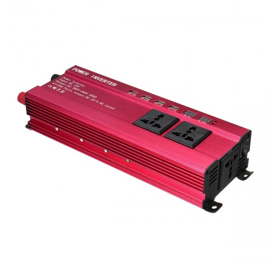 2000W Car Solar Power Inverter DC 12V to AC 200-240V Sine Wave USB Converter 2000W Car Solar Power Inverter DC 12V to AC 200-240V Sine Wave USB Converter