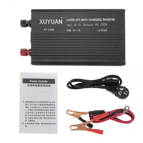 3000W Sine Wave Solar Power Inverter Converter DC 12V to AC 220V UPS Modified LCD Display Off Grid 3000W Sine Wave Solar Power Inverter Converter DC 12V to AC 220V UPS Modified LCD Display Off Grid