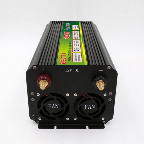 3000W MAX6000W Peak 12V/24V to 220V Modified Sine Wave Power Inverter for Solar/Wind with LCD Display 3000W MAX6000W Peak 12V/24V to 220V Modified Sine Wave Power Inverter for Solar/Wind with LCD Display