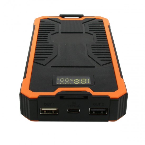 Car Jump Starter Power Supply TYPE-C 9V 2A Fast Charger Dual USB Output With Display