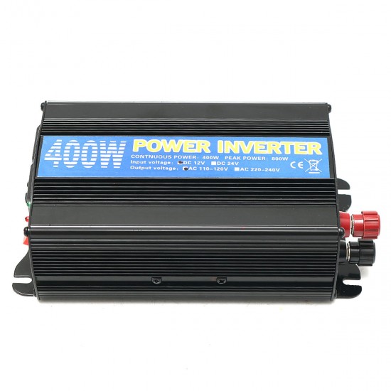 Car Power Inverter 400W DC 12V to AC 110V Car Converter Adapter Cigarette Lighter Car Power Inverter 400W DC 12V to AC 110V Car Converter Adapter Cigarette Lighter