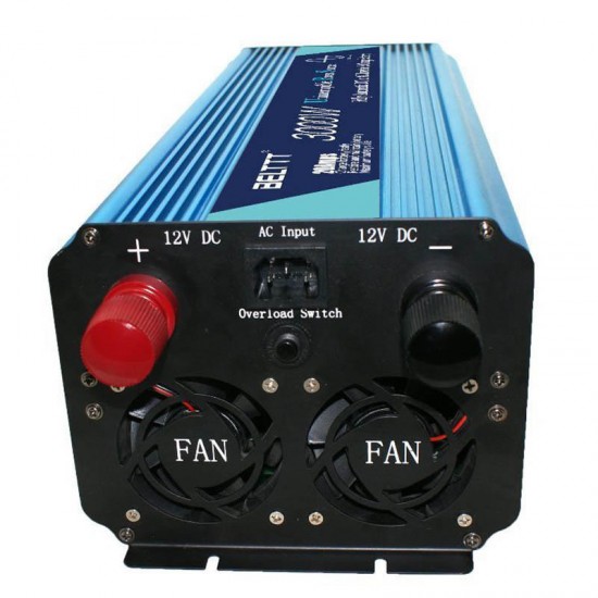 DC 12V 24V to AC 110V UPS 3000W Peak 6000W Pure Sine Wave Power Inverter and Charger DC 12V 24V to AC 110V UPS 3000W Peak 6000W Pure Sine Wave Power Inverter and Charger