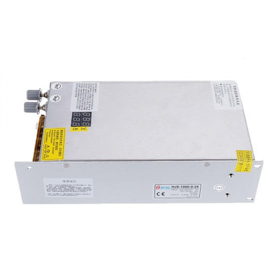 1000W Switching Power Supply SMPS Transformer AC 110/220V to DC 0-12/24/36/48V with Dual LCD Digital Display