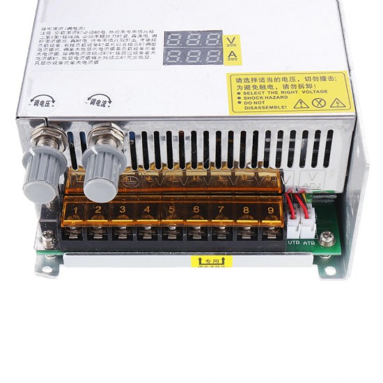 1000W Switching Power Supply SMPS Transformer AC 110/220V to DC 0-12/24/36/48V with Dual LCD Digital Display 1000W Switching Power Supply SMPS Transformer AC 110/220V to DC 0-12/24/36/48V with Dual LCD Digital Display