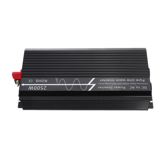 2500W Car Power Inverter DC 12/24V to AC 110/220V Pure Sine Wave Converter with Remote Control External LED Screen 2500W Car Power Inverter DC 12/24V to AC 110/220V Pure Sine Wave Converter with Remote Control External LED Screen