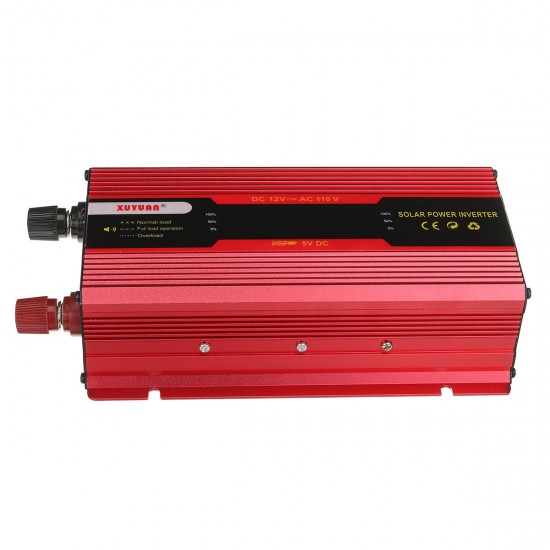 2000W/4000W/6000W Solar Power Inverter DC 12V to AC 110V Car Converter Modified Sine Wave with Digital Display