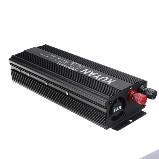 5000W Car Power Inverter DC 12/24V to AC 110/220V Modified Sine Wave Converter with USB Charging Port