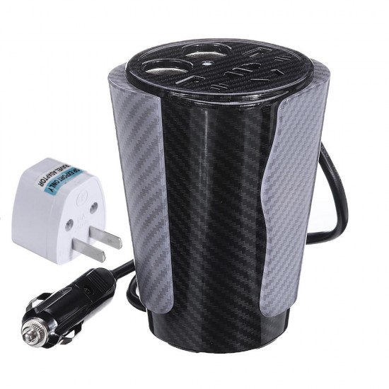 600W Cup Style Power Inverter DC 12V to AC 110/220V Converter with Voice Control LED Atmosphere Lamp for Car Home Outdoor 600W Cup Style Power Inverter DC 12V to AC 110/220V Converter with Voice Control LED Atmosphere Lamp for Car Home Outdoor