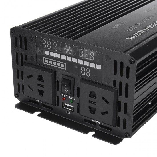 5000W Max DC 12V to AC 220V UPS Pure Sine Wave Power Inverter For Car Boat 5000W Max DC 12V to AC 220V UPS Pure Sine Wave Power Inverter For Car Boat