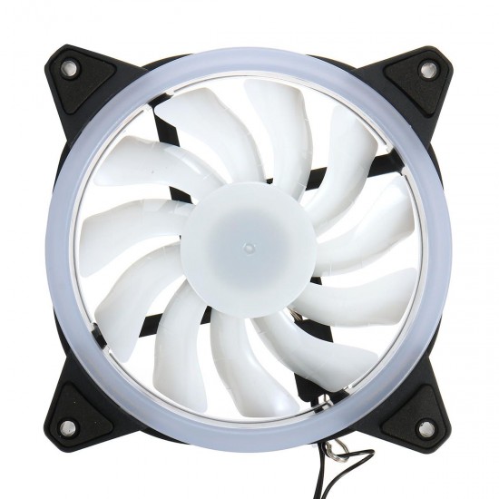 120mm LED Cooling Fan RGB DC 12V 3Pin Brushless Cooler For DIY Computer Case PC CPU