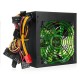 500W Power Supply 120mm LED Cooling Fan 24 Pin PCI SATA ATX 12V Computer Power Supply