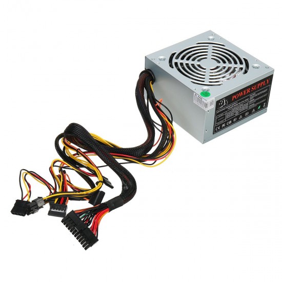 550W PC Power Mute Wear-resisting 12V ATX Computer Case Host Power Supply