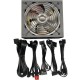 600W RGB PC Power Supply Multicolor Fan 8 Pin ATX 12V Energy Saving Mute Computer Power Supply Desktop Gaming Power