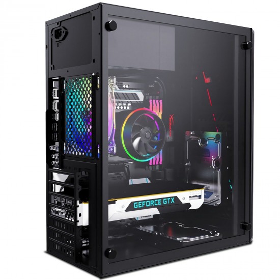 Rainbow2 Computer Case Acrylic Side Panel ATX/M-ATX/ITX Supported USB 3.0