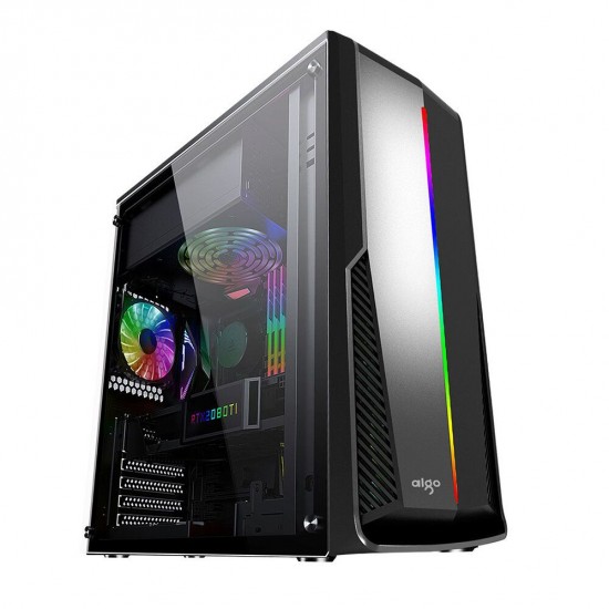 Rainbow6 Gaming Computer Case Acrylic Side Panel ATX/M-ATX VGA Supported USB 3.0