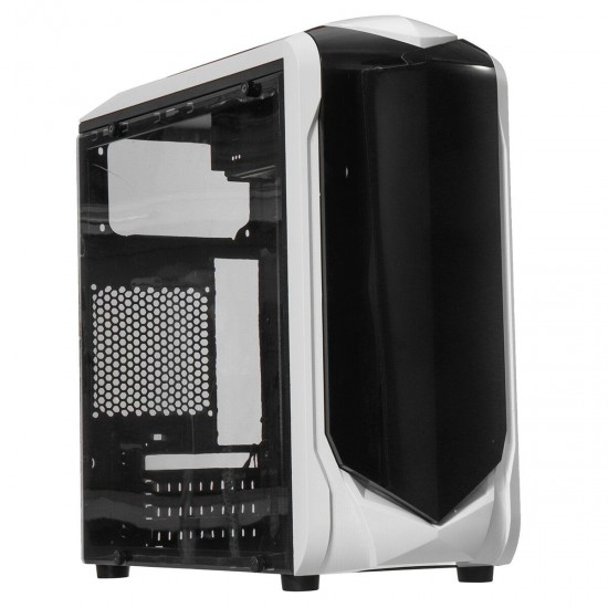 Black Desktop Computer Case Double USB 3.0/2.0 Interface Transparent Side Panel ATX Host Game PC Tower Case Black Desktop Computer Case Double USB 3.0/2.0 Interface Transparent Side Panel ATX Host Game PC Tower Case