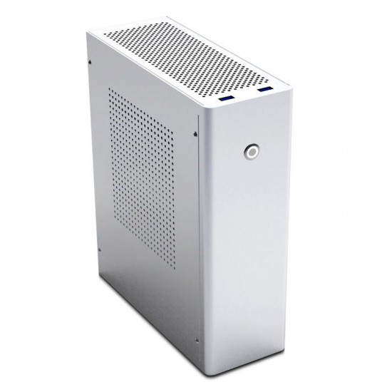 M1 Aluminum Alloy mATX ITXComputer Case HTPC Case Support 1U Flex Power Supply Super Thin Body Design