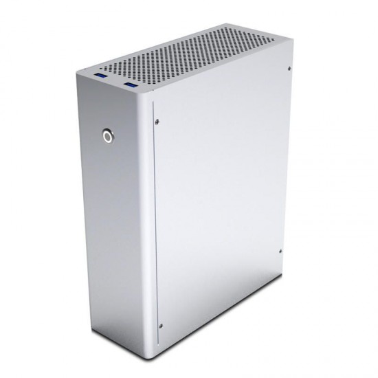 M1 Aluminum Alloy mATX ITXComputer Case HTPC Case Support 1U Flex Power Supply Super Thin Body Design