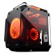 Gorilla Tempered Glass ATX Computer Gaming Case Water Cool Air Cool PC Case with Two 200mm Cooling Fan