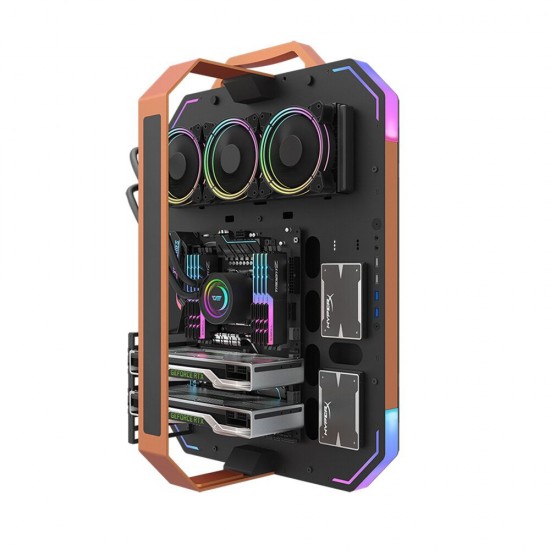 Blade-X Open Frame Luxury Gaming Computer Case ATX/M-ATX/ITX Water Cooling Supported Blade-X Open Frame Luxury Gaming Computer Case ATX/M-ATX/ITX Water Cooling Supported