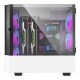 DLV22 Gaming Computer Case ATX/M-ATX/ITX Supported Rightside Door Opening Dust Proof Net White