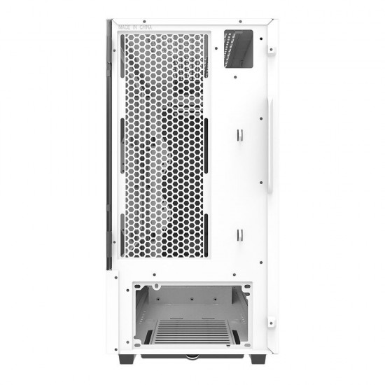DLV22 Gaming Computer Case ATX/M-ATX/ITX Supported Rightside Door Opening Dust Proof Net White