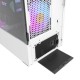 DLV22 Gaming Computer Case ATX/M-ATX/ITX Supported Rightside Door Opening Dust Proof Net White