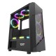 Gaming Computer Case ATX/M-ATX/ITX Support Mesh & Carbon Fiber Pannel Design Side Gaming Computer Case ATX/M-ATX/ITX Support Mesh & Carbon Fiber Pannel Design Side