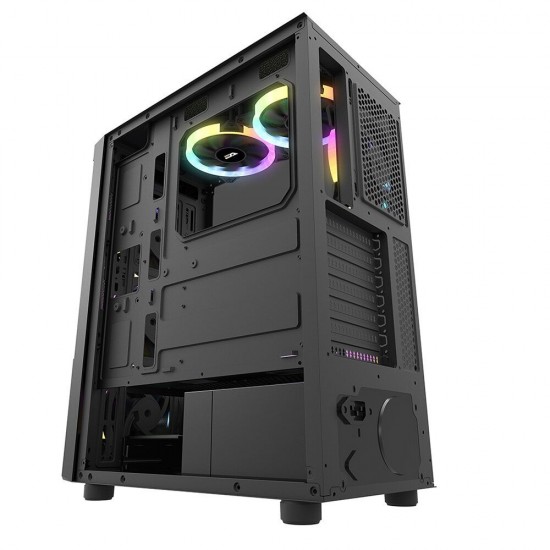 Gaming Computer Case ATX/M-ATX/ITX Support Mesh & Carbon Fiber Pannel Design Side Gaming Computer Case ATX/M-ATX/ITX Support Mesh & Carbon Fiber Pannel Design Side