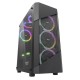 Gaming Computer Case ATX/M-ATX/ITX Support Mesh & Carbon Fiber Pannel Design Side Gaming Computer Case ATX/M-ATX/ITX Support Mesh & Carbon Fiber Pannel Design Side