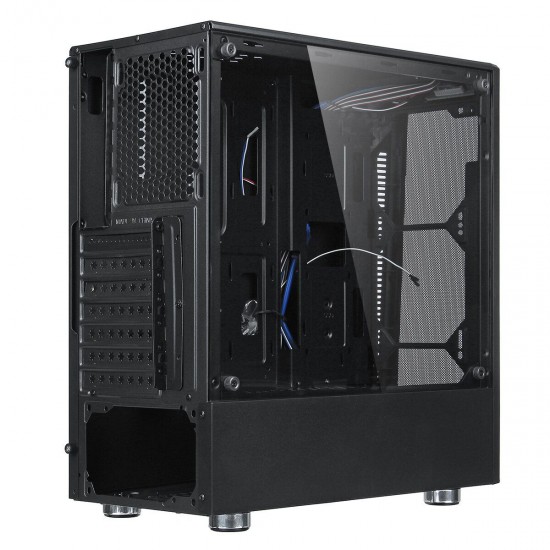 Desktop Computer Case ATX/MATX/ITX Usb3.0 Acrylic Side Permeable Panel Mainframe Case for Gaming