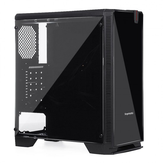 Desktop Computer Gaming Case ATX M-ATX ITXUSB 3.0 Ports Tempered Glass Windows With 8pcs 120mm Fans Location (Only Case)