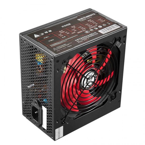 680GTX 600W ATX Computer Power Supply Active PFC with Quiet 120mm Fan for PC Desktop