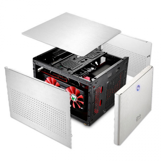 N2 Aluminum mATX mini ITX Mini Computer Case Support 275mm Graphics Card Desktop Chassis N2 Aluminum mATX mini ITX Mini Computer Case Support 275mm Graphics Card Desktop Chassis
