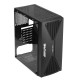 PC Computer Case Side Transparen Acrylic Panel Computer Case Tower Chassis for Gaming ATX/M-ATX/Mini-ITX Support Water Cooling