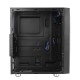 PC Computer Case Side Transparen Acrylic Panel Computer Case Tower Chassis for Gaming ATX/M-ATX/Mini-ITX Support Water Cooling