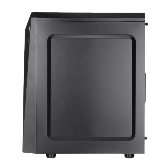 RGB PC Gaming Case RGB Light Transparen Acrylic Side Computer Case Tower Chassis Support ATX/MATX/ITX Back Line