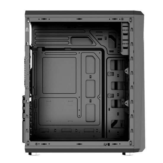 Transparent Side Panel ATX PC Case Desktop Computer Case for ATX Micro-ATX Mini-ITX Motherboard
