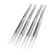 0.1mm WL High Precision Tweezers Bend Straight Stainless Steel BGA Motherboard Jump Fly Wire Tweezer